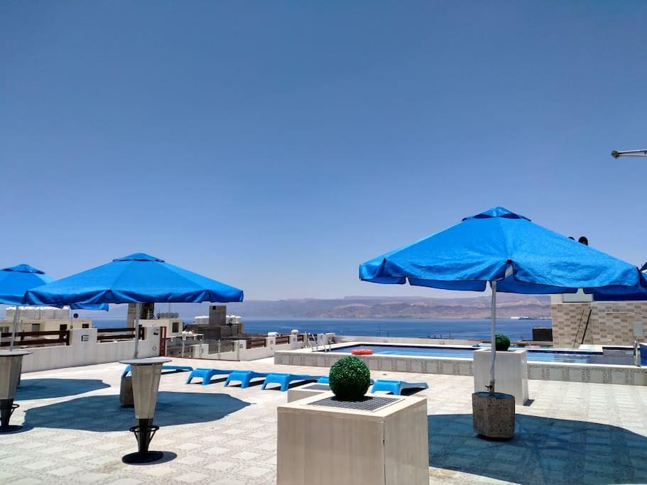 swimming pool at the rooftop - access to the pool have additional charge of JOD 5 per person
