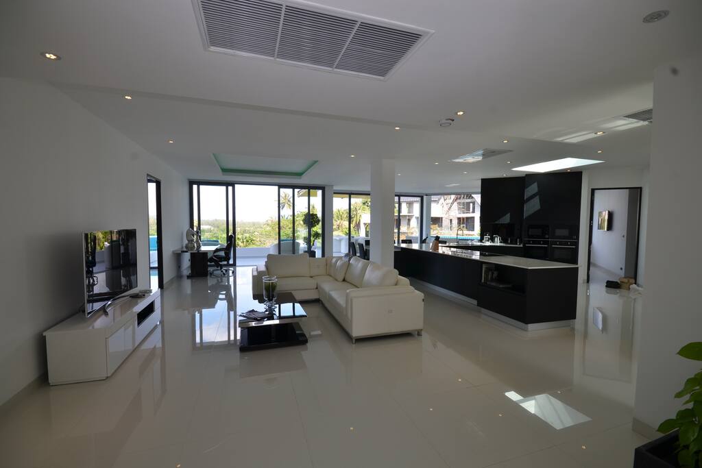 Open plan living space