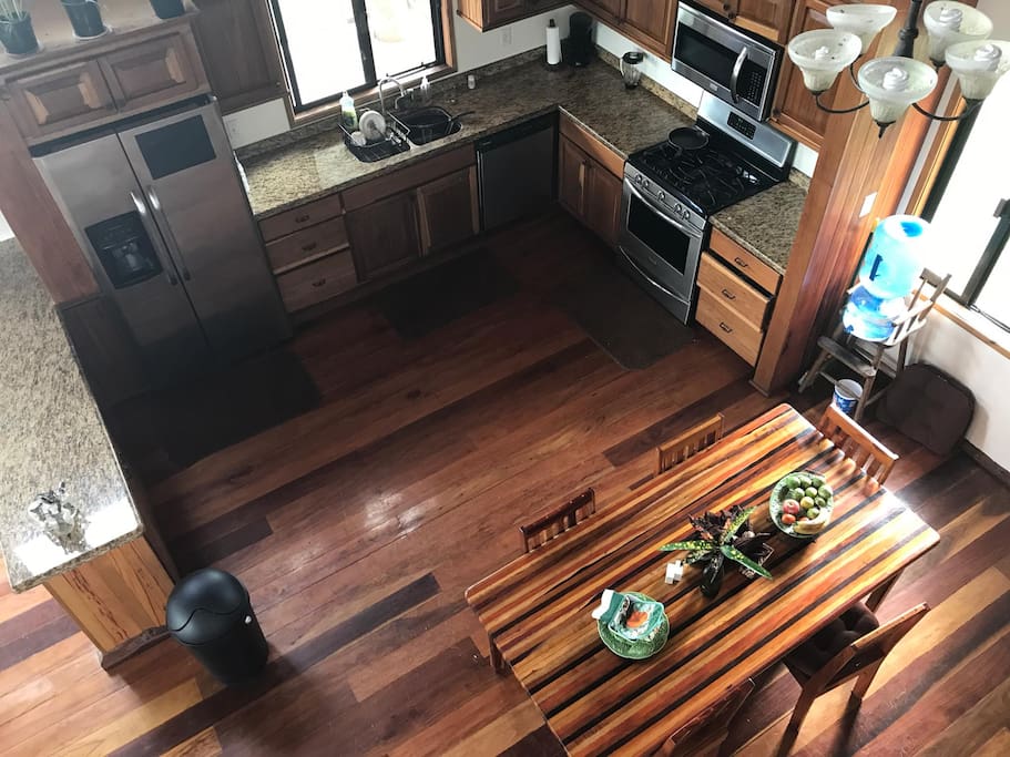 View of Kitchen from Upstairs