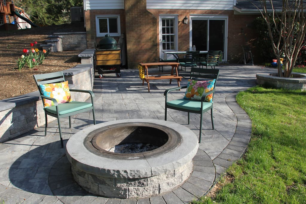 Large patio for entertaining