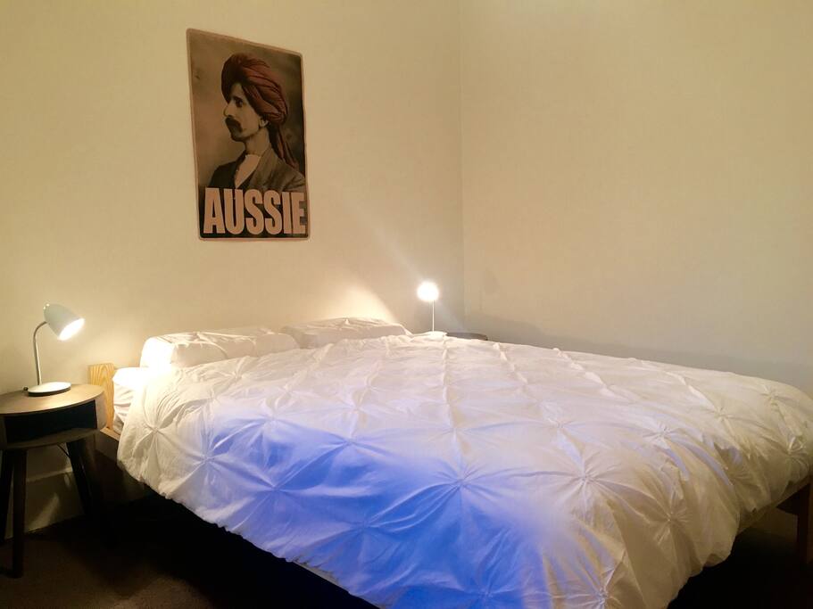 Bedroom with balcony.