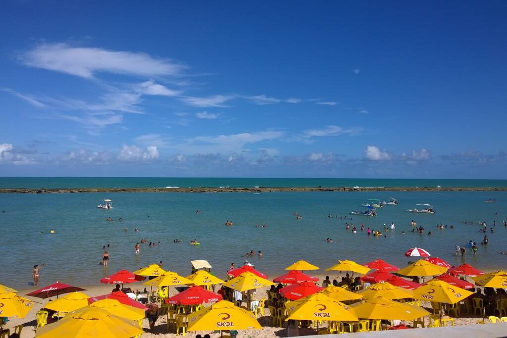 Barra de Sao Miguel, uma piscina de águas mornas, maravilhosa!