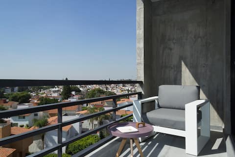 Top Airbnb: Apartment with balcony in the best location in Las Brujas