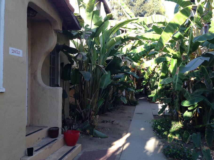 Entry way to the 1920s Bungalows