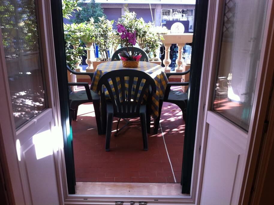 Accesso al terrazzo