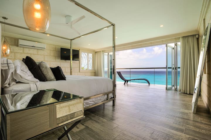Master Bedroom with ocean facing balcony