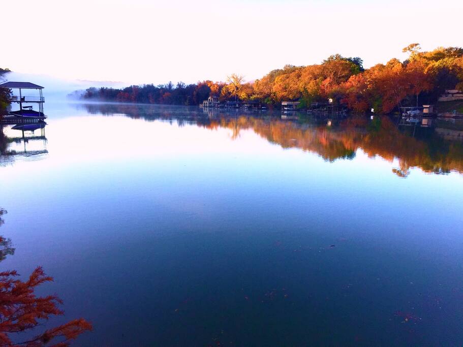 Lake Austin right outside of your room