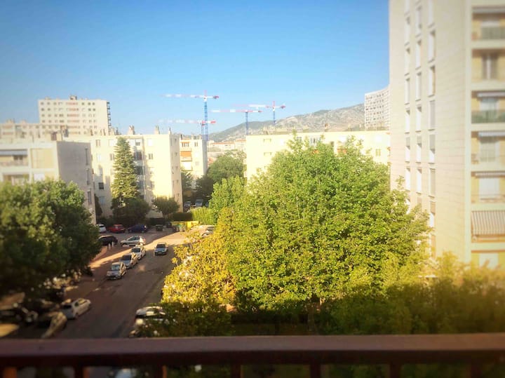 Plage Et Parc Chanot, 3 Chambres. Parking Gratuit - Jardin de la Magalone de Marseille