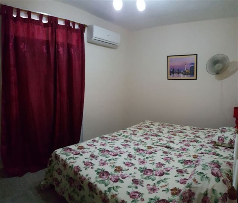 First bedroom with a balcony overlooking to Sol Street