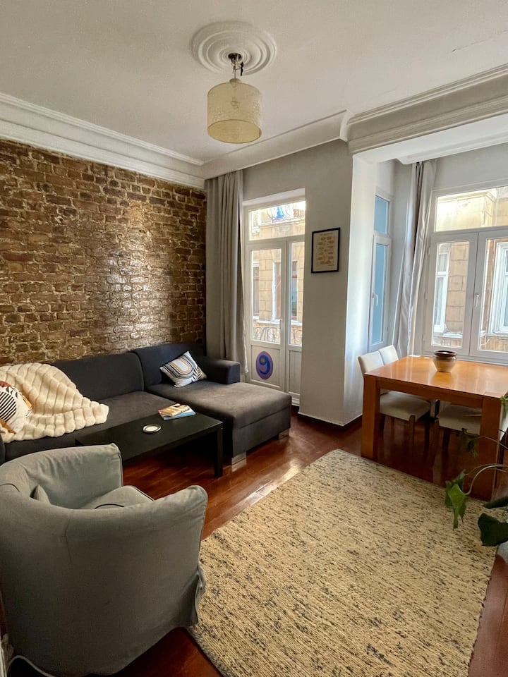 Historical & Modern Beyoglu Flat Apartments for Rent in Beyoğlu