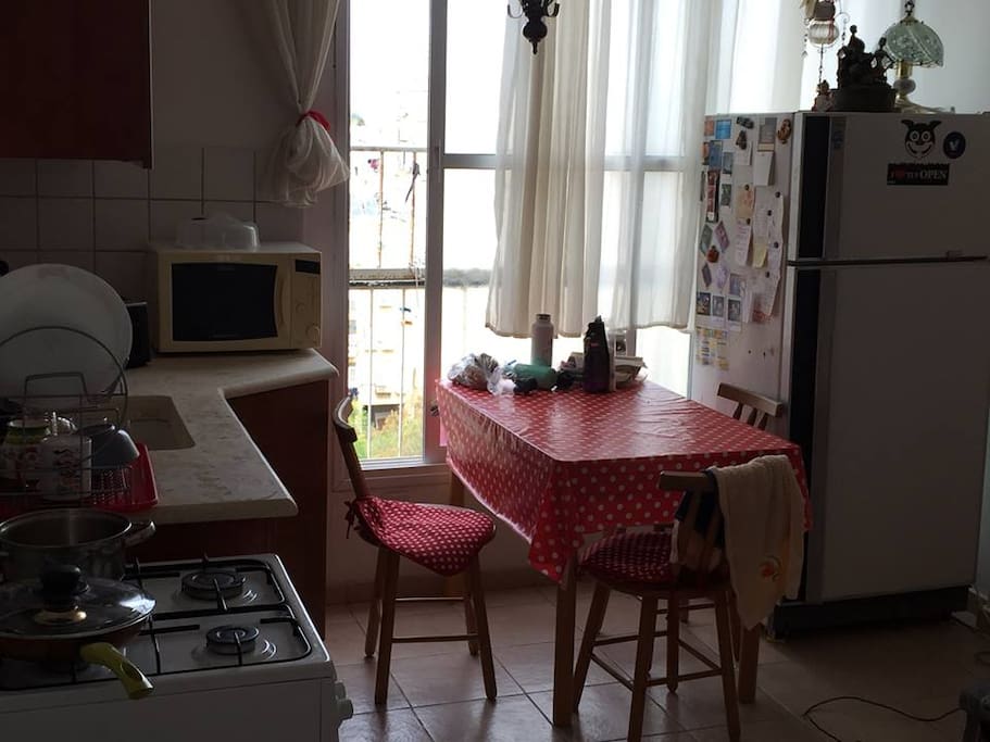 Fully equipped kitchen for your use