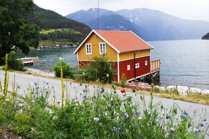 Boating boat with apartment