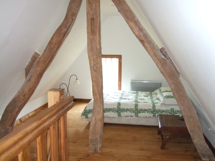 Chambre du haut sur la mezzanine