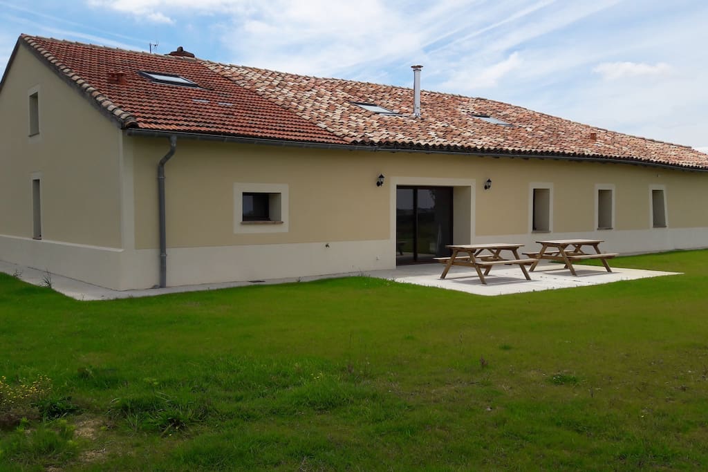 Terrasse arrière.