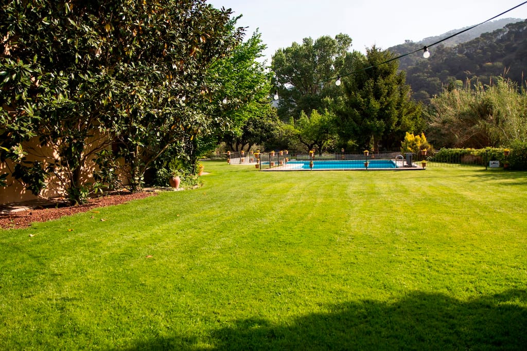 Casa, exterior, piscina