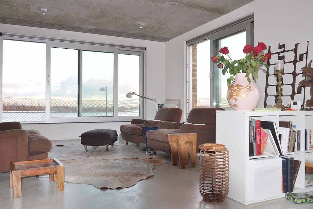 living room with view