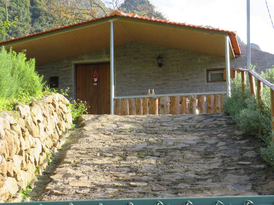 Entrada do chalé