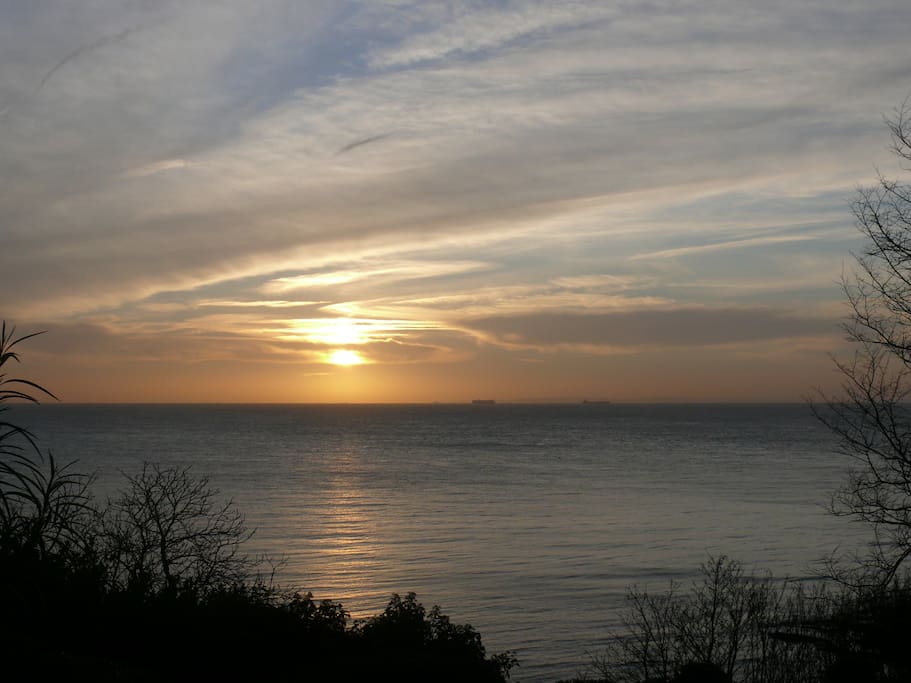 Winter sunrise - view from Bedroom & Patio