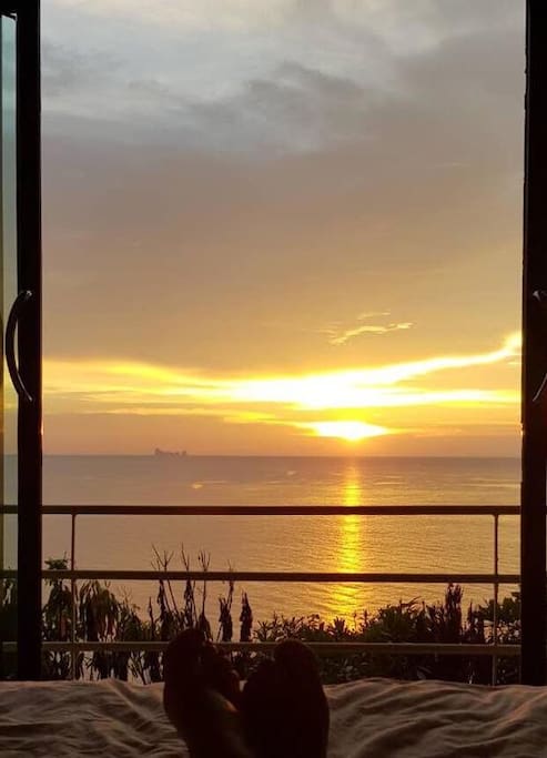 Sunset from the master bedroom