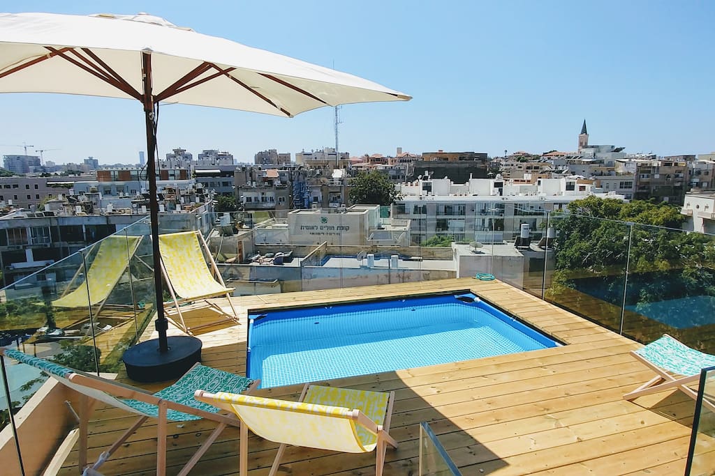 Our shared roof pool