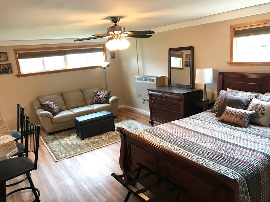 Sleeper sofa full size and Queen size bed