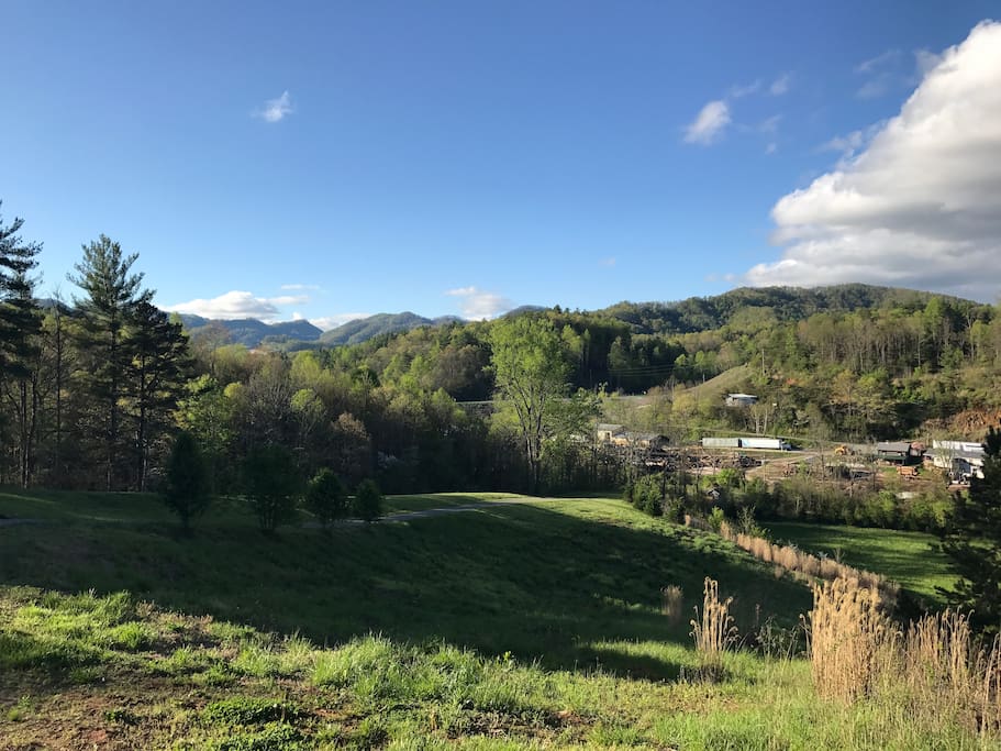 Western Mountain Range from Property