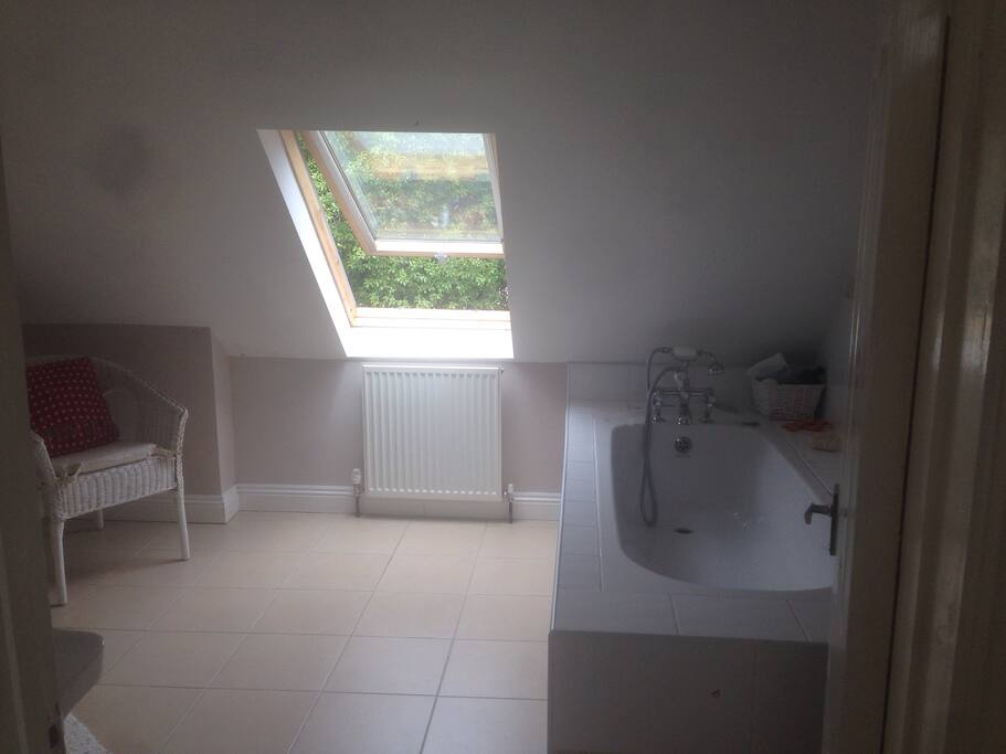 Master bedroom ensuite with fabulous bath, separate shower, sink and toilet