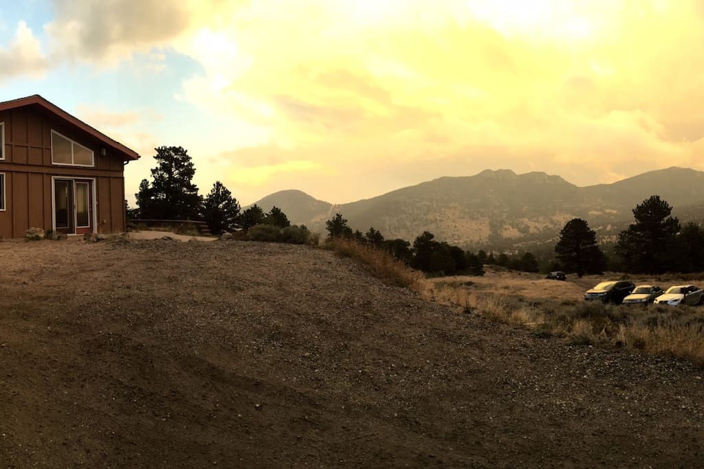 View from the behind the property