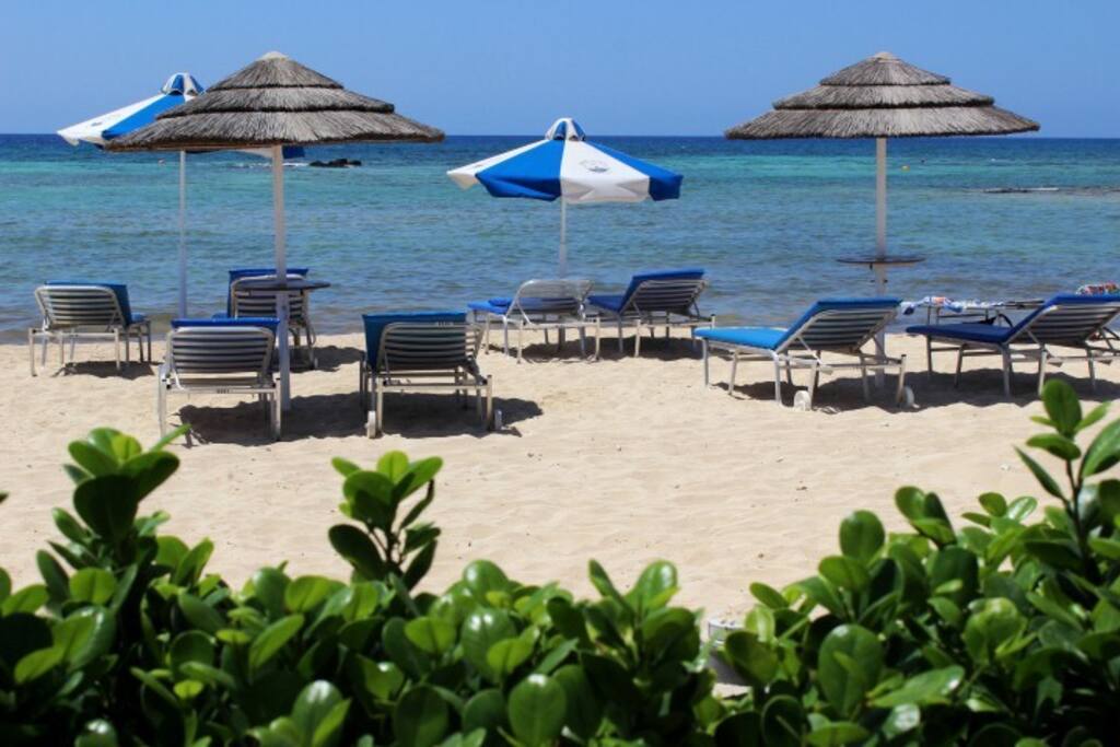 Ayia Thekla Sandy Beach.