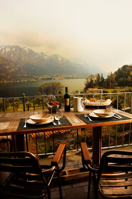 Exterior dining area