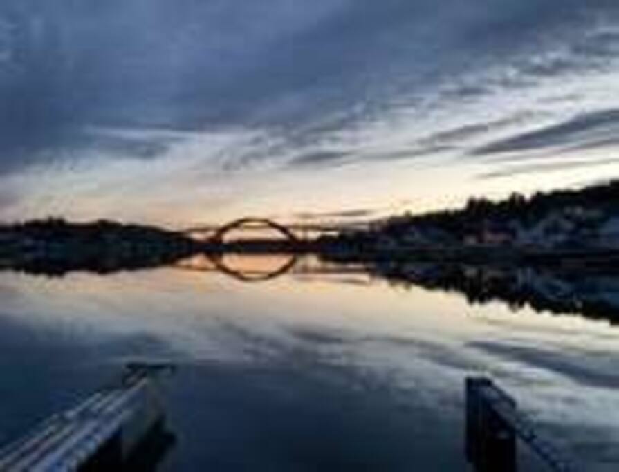 Røssesundet, privat pier