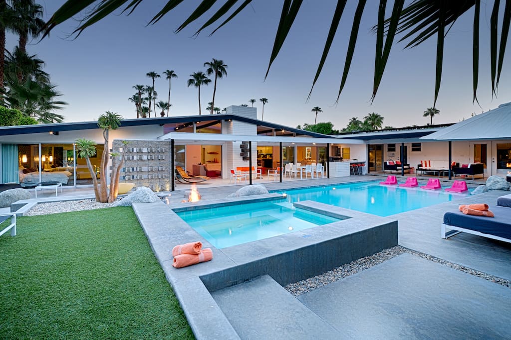 Recently renovated with new pool, spa and outdoor living areas.