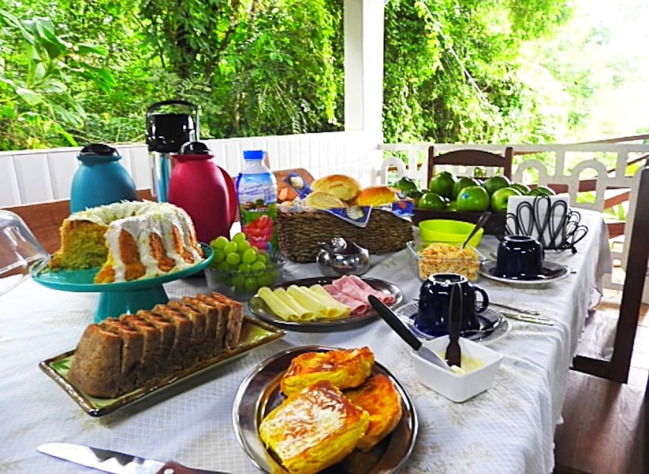 Espaço para o café da manhã