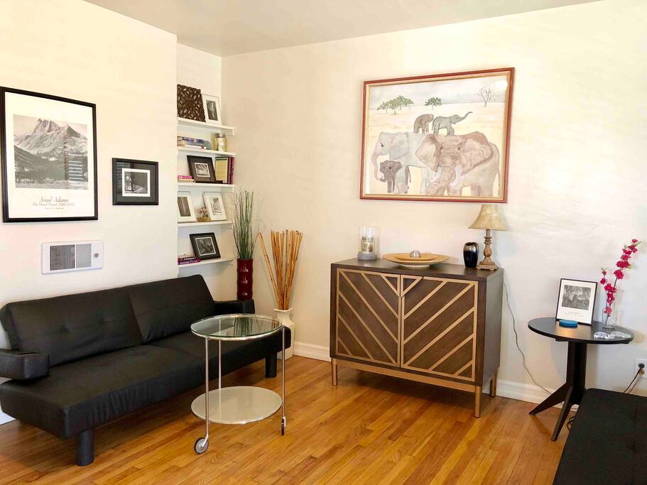 Beautifully decorated living space