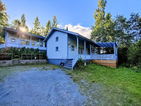 Villa Virpi 8 people with a whirlpool, no extra costs!