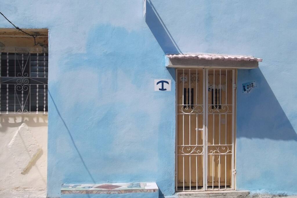Frente de la casa