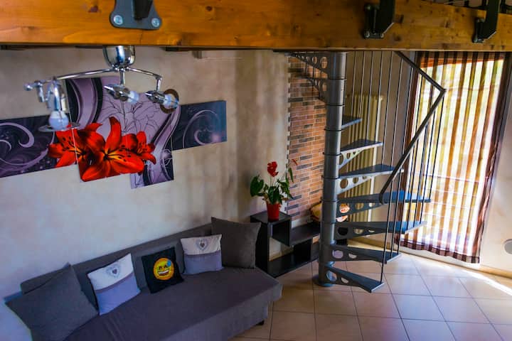 Salotto con Divano Letto