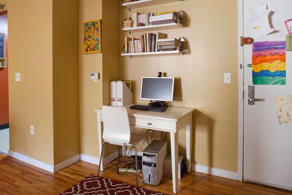 Desk area