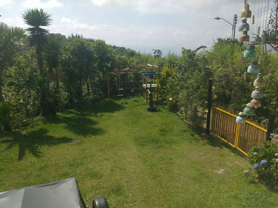 Espacio para camping, parqueo