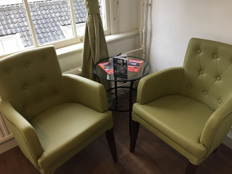 Comfy sitting area
