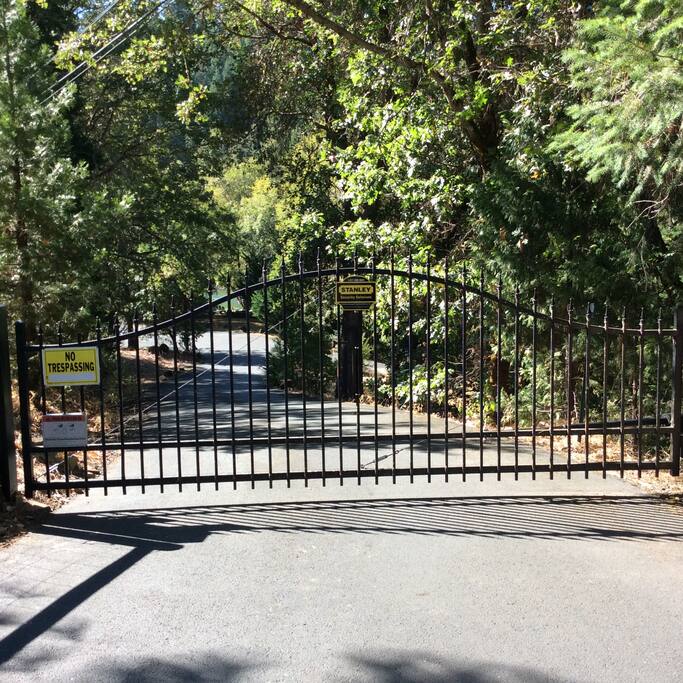 The Private front gate