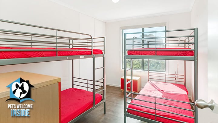 The beds will be freshly made for guest arrival with sheets, pillowcases, and quilt covers