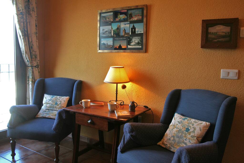 Para descansar en frente de la chimenea
