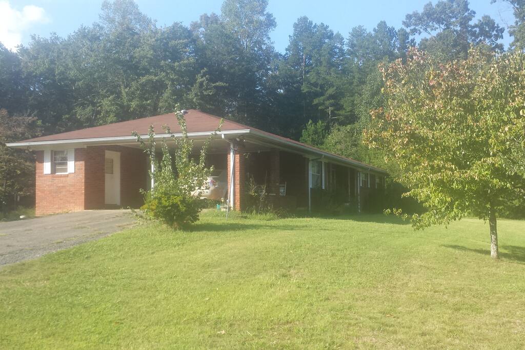 Side view of house
