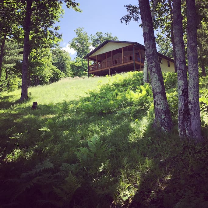 This is your private retreat - explore or relax in the woods. Make this your ideal get-away