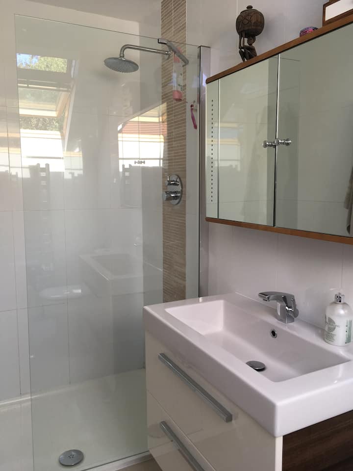 Banjë më vete me dush të madh