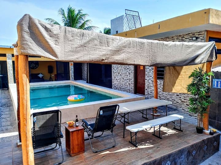 Casa Flamingo Houses for Rent in Progreso, Yucatán, Mexico Airbnb