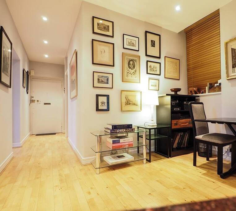 Entrance hallway of the flat.