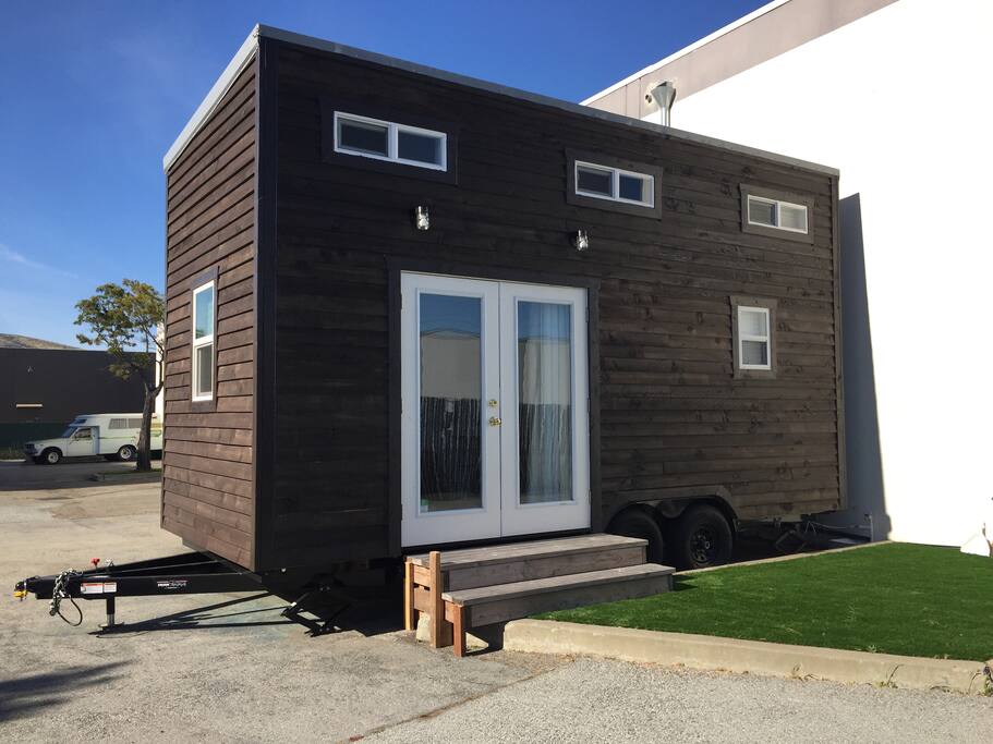 Outside view of the Tiny house/micro-apartment