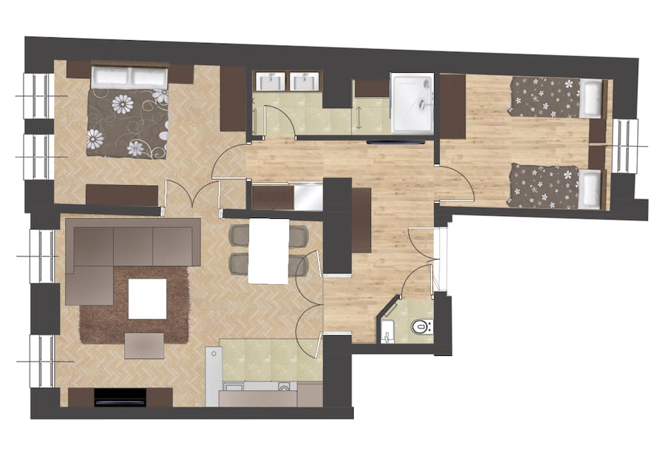 Plan of the apartment
